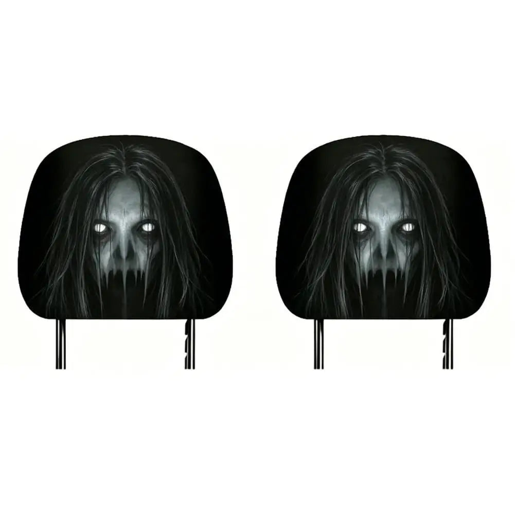 Creepy Halloween Car Headrest Cover