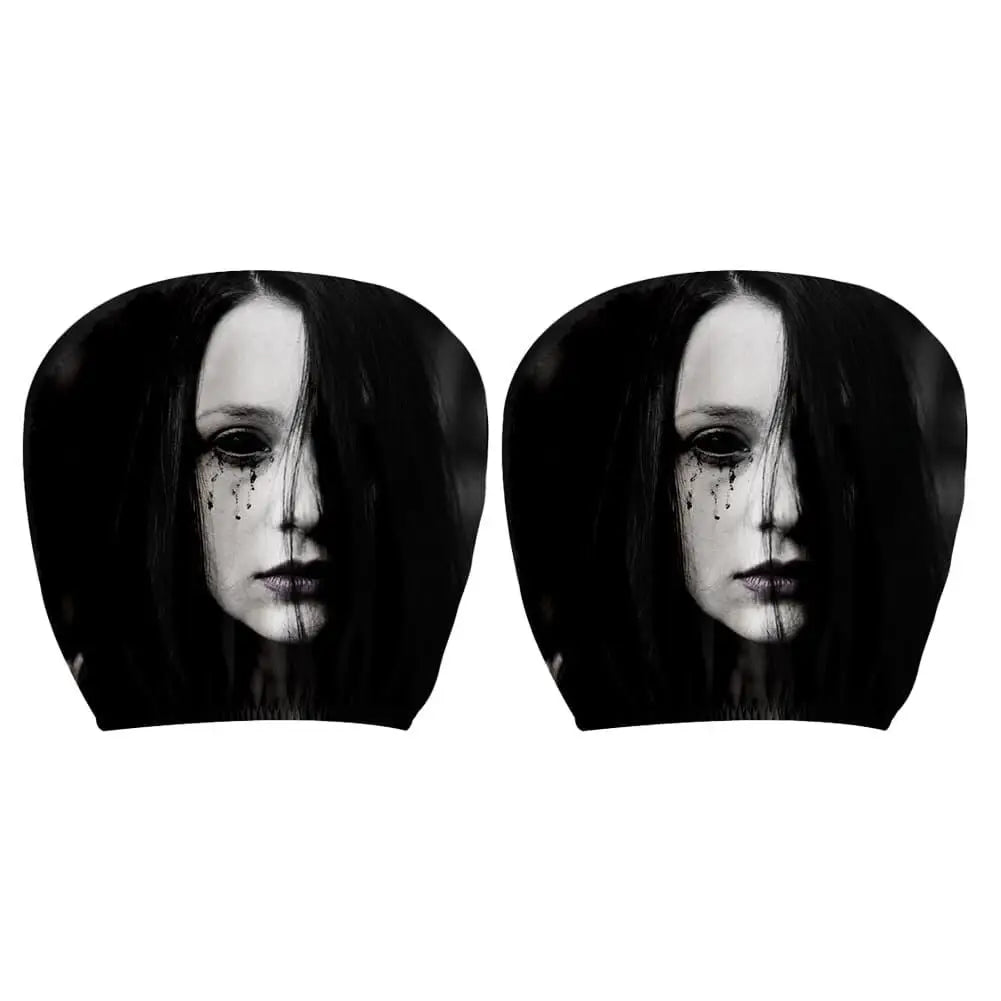 Creepy Halloween Car Headrest Cover