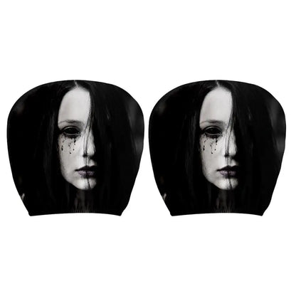 Creepy Halloween Car Headrest Cover