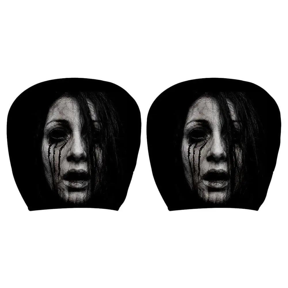 Creepy Halloween Car Headrest Cover