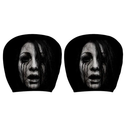Creepy Halloween Car Headrest Cover