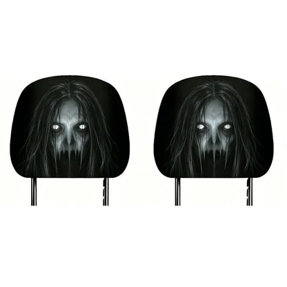 Creepy Halloween Car Headrest Cover