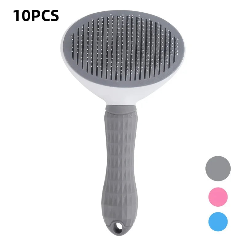 Self-Cleaning Pet Grooming Brush - Removes Loose Hair in Seconds