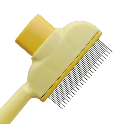 Self-Cleaning Pet Grooming Brush - Removes Loose Hair in Seconds