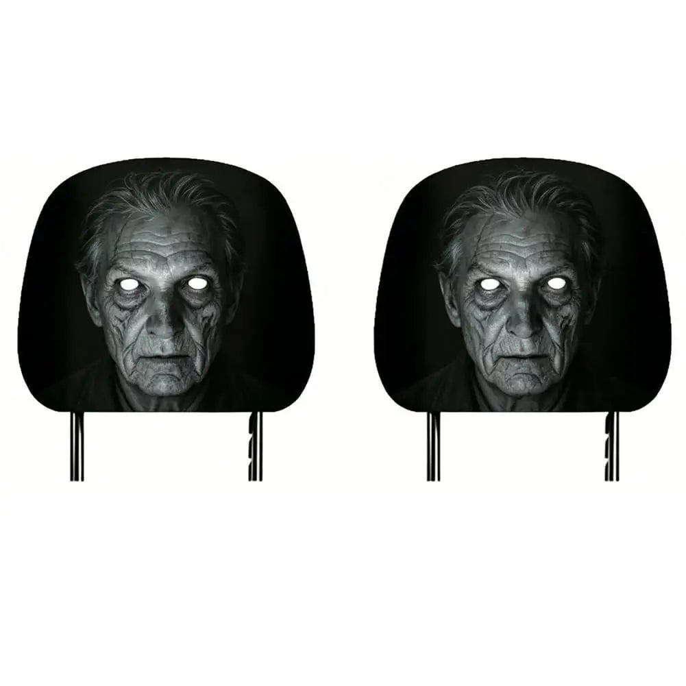 Creepy Halloween Car Headrest Cover