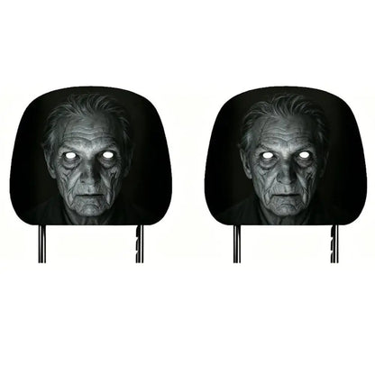 Creepy Halloween Car Headrest Cover