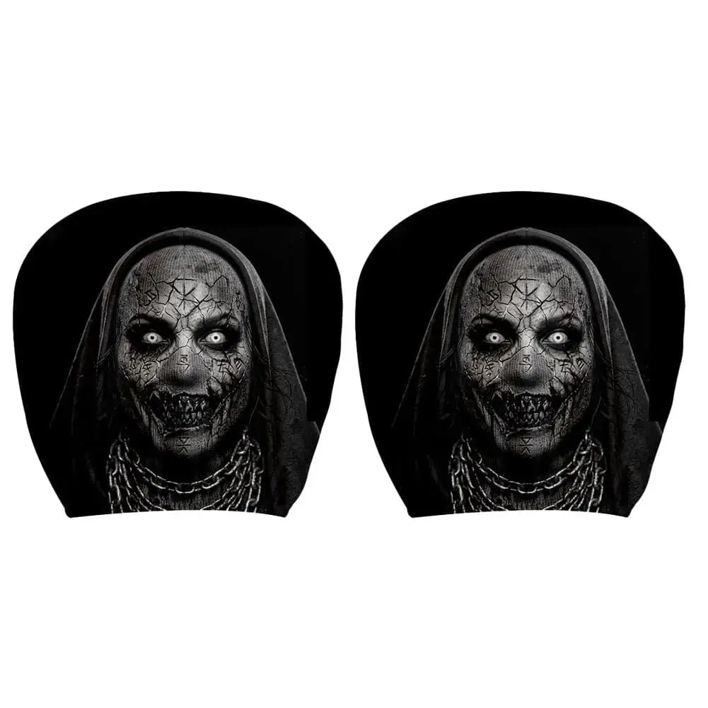 Creepy Halloween Car Headrest Cover