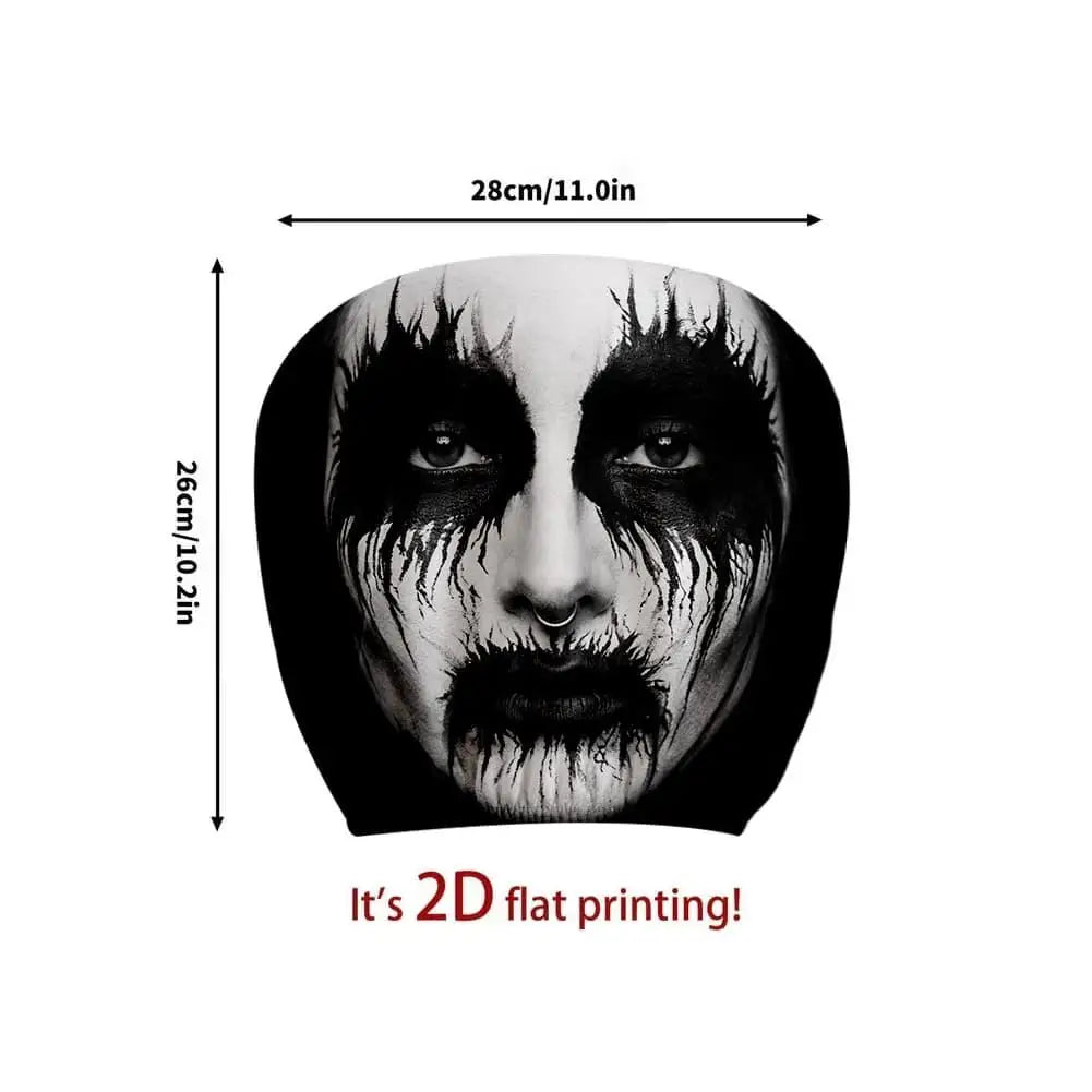 Creepy Halloween Car Headrest Cover