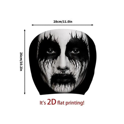 Creepy Halloween Car Headrest Cover