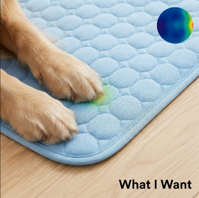 Cooling Pet Mat - Ice Silk Summer Bed for Dogs & Cats